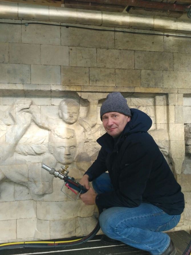 бластинг мягкого белого камня бластинг очистка мягкого белого камня